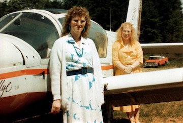 Caryn and Plane